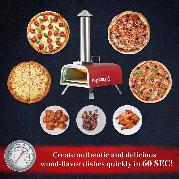 WPPO Pro Aluminum Wood Fired Pizza Oven Utensil Kit (4-Piece) WKPA-01 - The  Home Depot