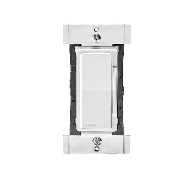 Decora Digital Dimmer Switch for Electronic Low Voltage, Dimmable LED, Halogen and Incandescent Bulbs - White DDE06-BLZ