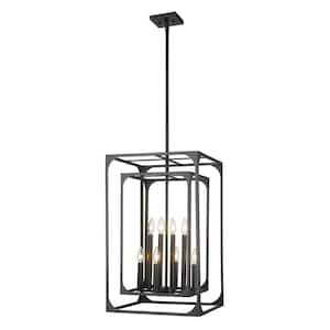 Easton 8-Light Matte Black Chandelier