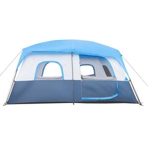 14-Person Dark Blue Roomy Family Camping Tent