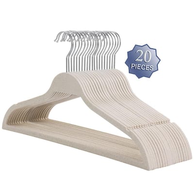HDX White Plastic Hangers (20-Pack) C87020-NHD - The Home Depot
