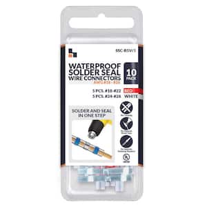Waterproof Solder Seal Wire Connectors (10-Pack) (AWG#10-#16)