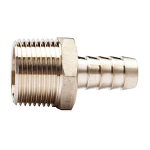 1/2 in. ID Hose Barb x 3/4 in. MIP Lead Free Brass Adapter Fitting (5-Pack)