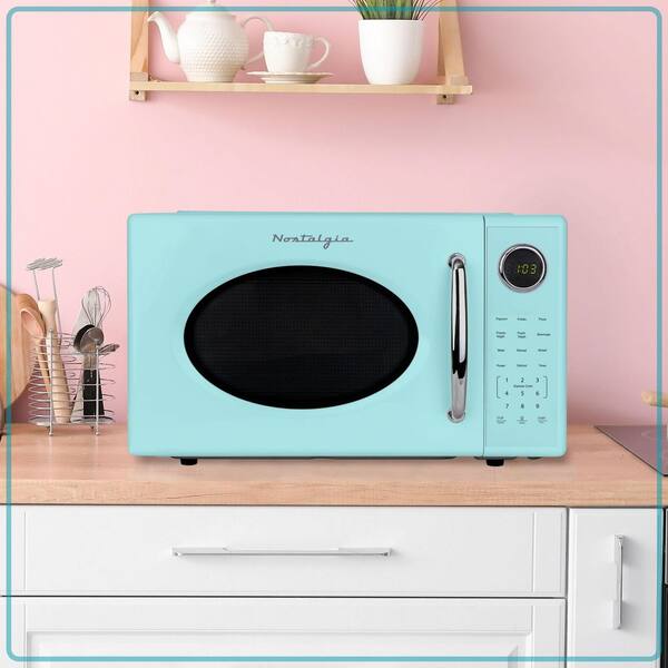 Nostalgia Retro Microwave-1.1 cu. ft. and 1000 Watt Countertop