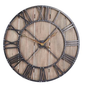 Round Roman Wall Clock