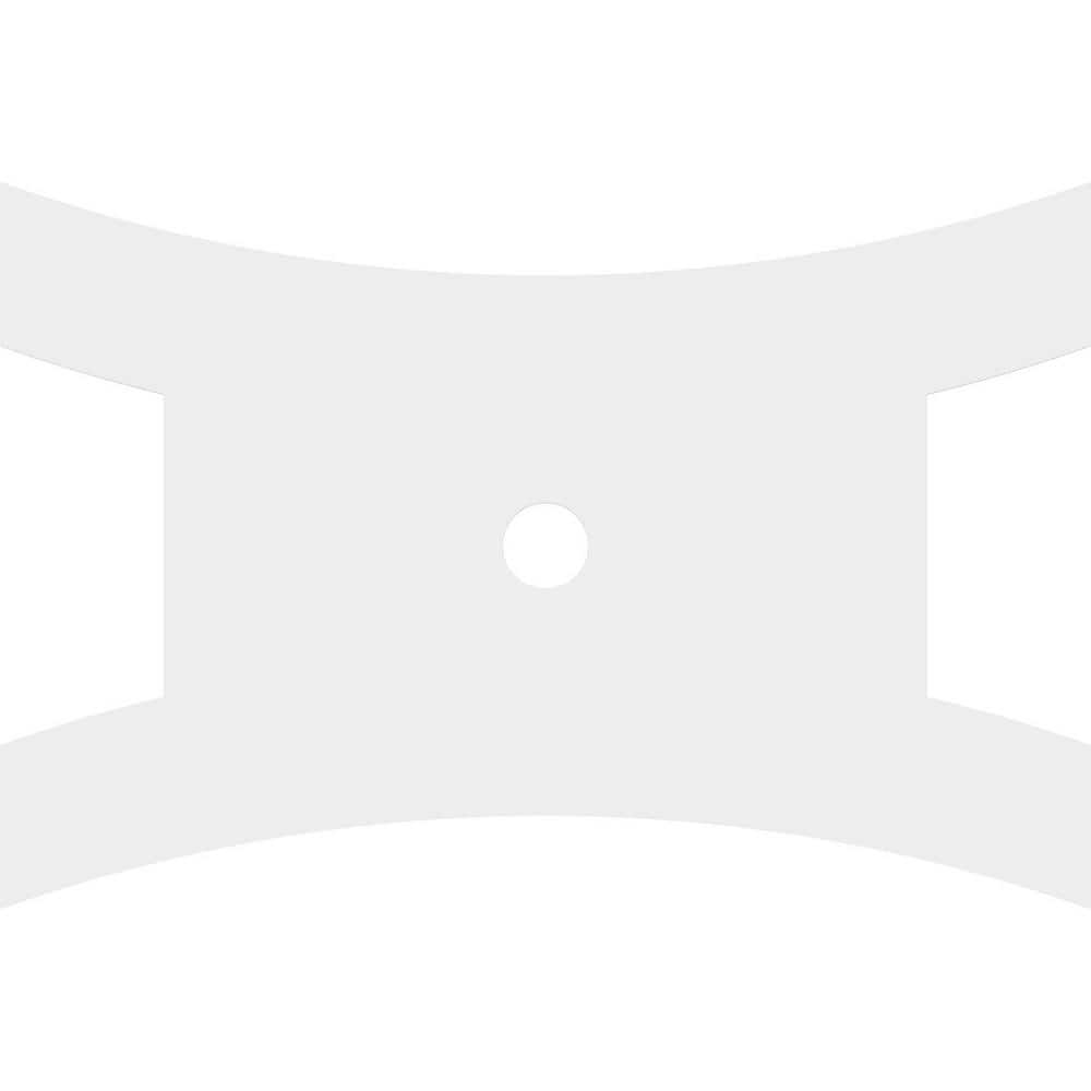 Haven 38" White PVC Contemporary Ceiling Medallion