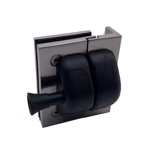 90° Stainless Steel Post-to-Glass/Wall-to-Glass Magnetic Pool Gate Latch