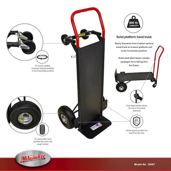800 lb. Capacity Convertible Truck