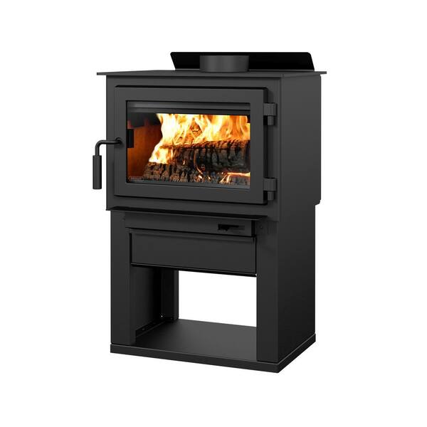 Drolet Deco II Wood Stove On Legs 1,800 sq. ft. EPA Certified DB03205 - The  Home Depot