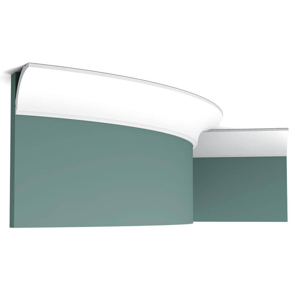 Primed White Flexible Polyurethane Crown Moulding for Ceilings
