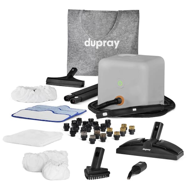 DUPRAY Neat Plus Steam Cleaning Bundle - Clean Multiple Surfaces in Your Home with a Single Corded Appliance Ready in Seconds