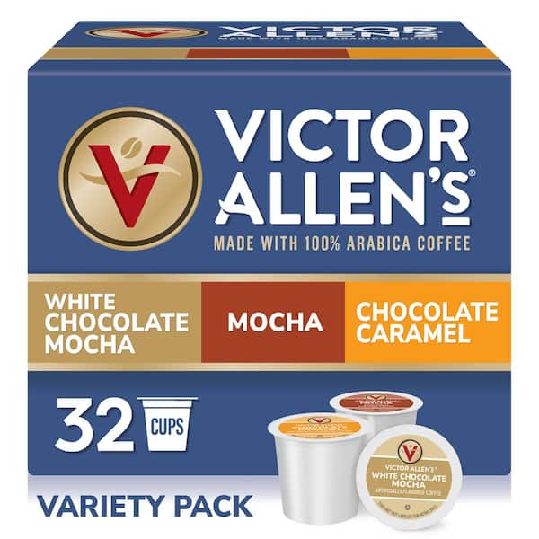 Victor Allen's Victor Allen's Coffee, Mocha Flavored Coffee Variety Pack, 32 count