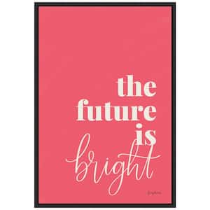 16 in. x 23.25 in. Bright Home IV Valentine's Day Holiday Framed Canvas Wall Art