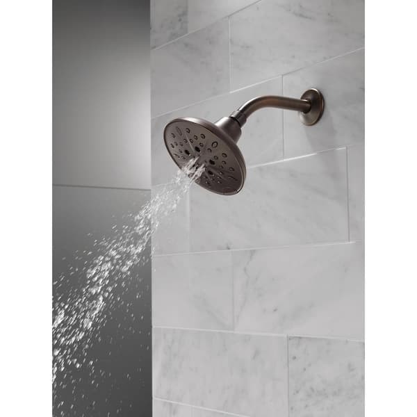 Peerless 5-Spray Patterns 1.5 GPM 4.31 in. Wall Mount Fixed Shower