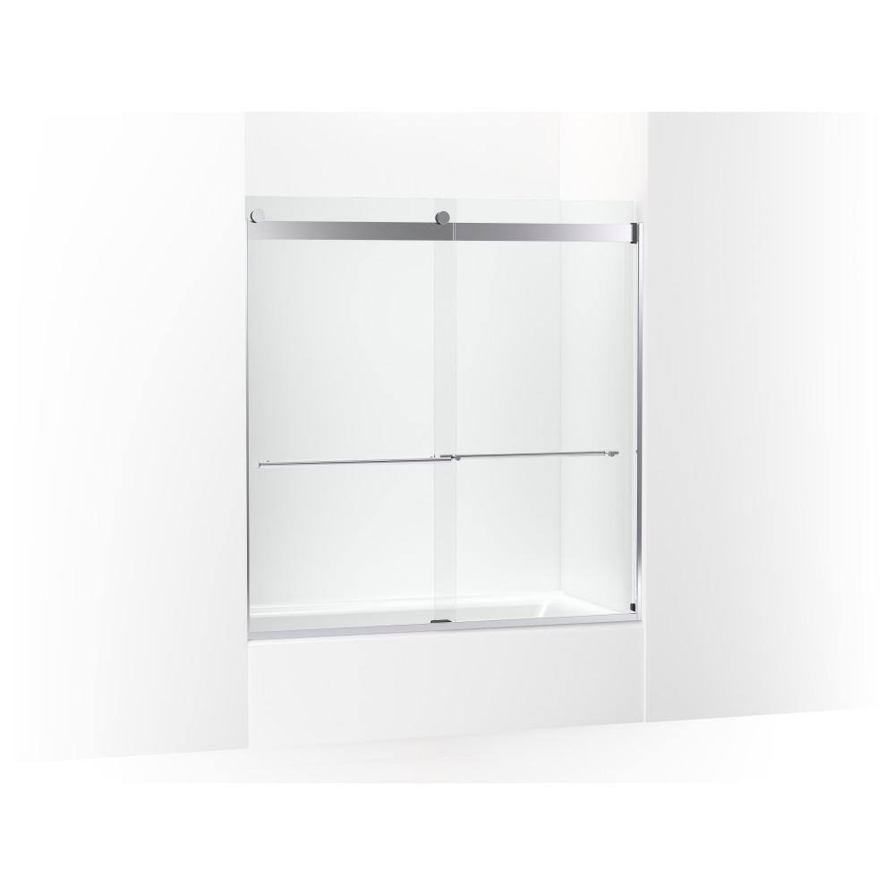 Levity Plus 59.625 in. W x 56.625 in. H Sliding Tub Door in Brass with Clear Glass price history on PriceWatchPro