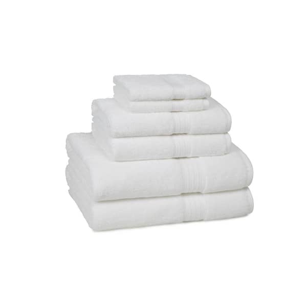 Kassatex Kassadesign 6-Piece Cotton Bath Towel Set in White