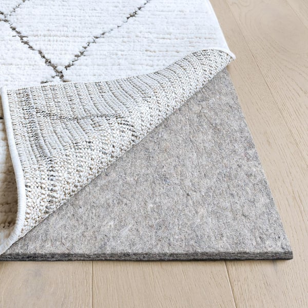 RUGPADUSA Essentials 9 ft. 10 in. x 13 ft. 10 in. Non-Slip Dual Surface Felt + Rubber 3/8 in. Thick Rug Pad