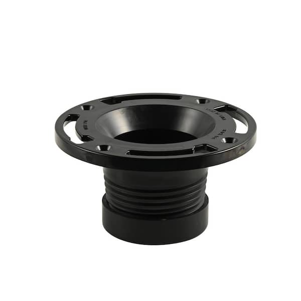 Twist-N-Set 4 in. ABS Open Toilet Flange