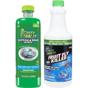 32 oz. Fruit Fly and Drain Fly Killer with 22.5 oz. Disposal and Drain Cleaner