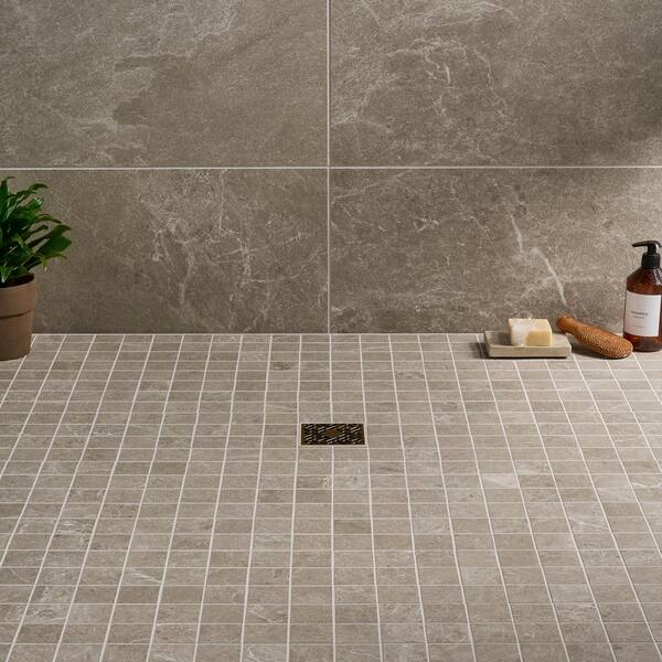 Ivy Hill Tile LithoTech Greige Beige 11.81 in. x 11.81 in