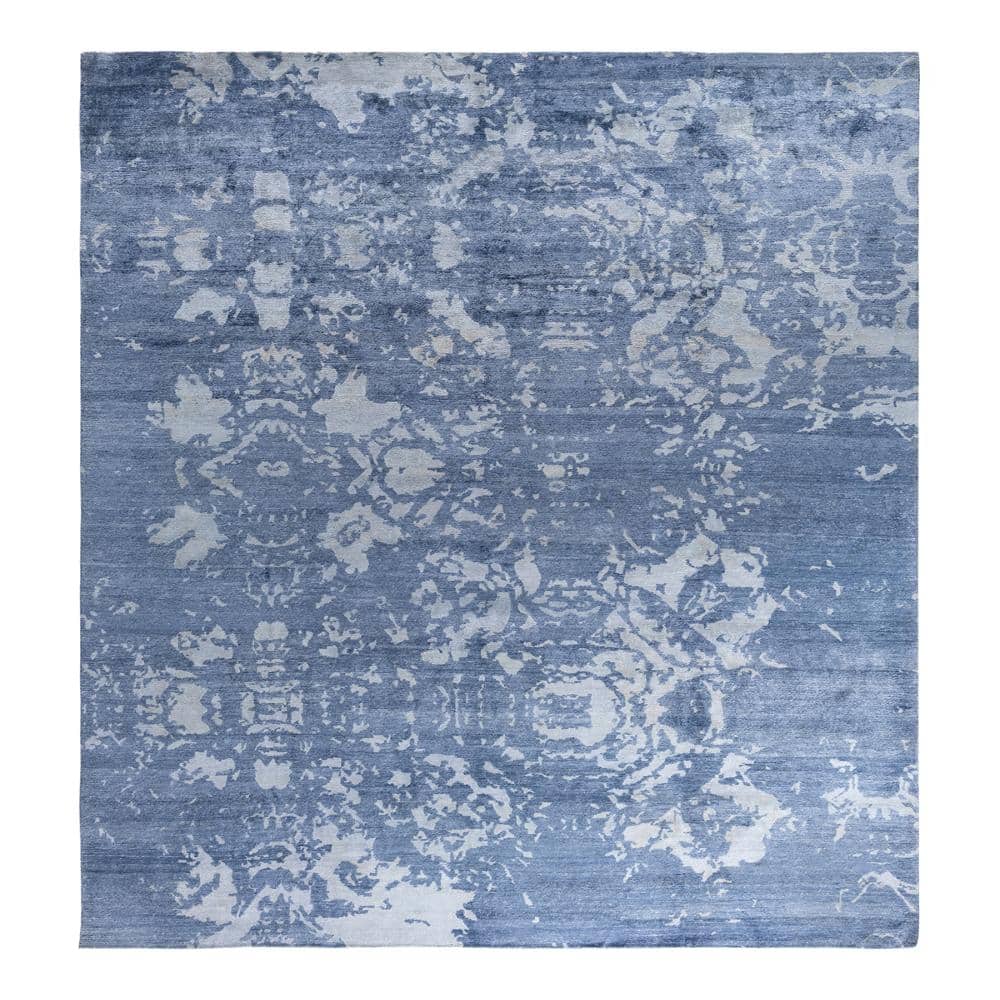 Modern-Contemporary Ivory 9 X 12 Hand-Knotted Silk Indoor Area Rug price history on PriceWatchPro