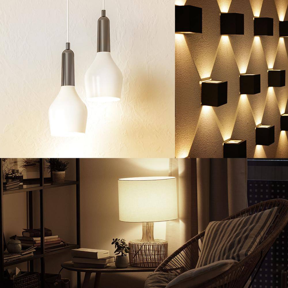 50 Watt Equivalent Clear Glass Dimmable Bi-Pin LED Bulbs