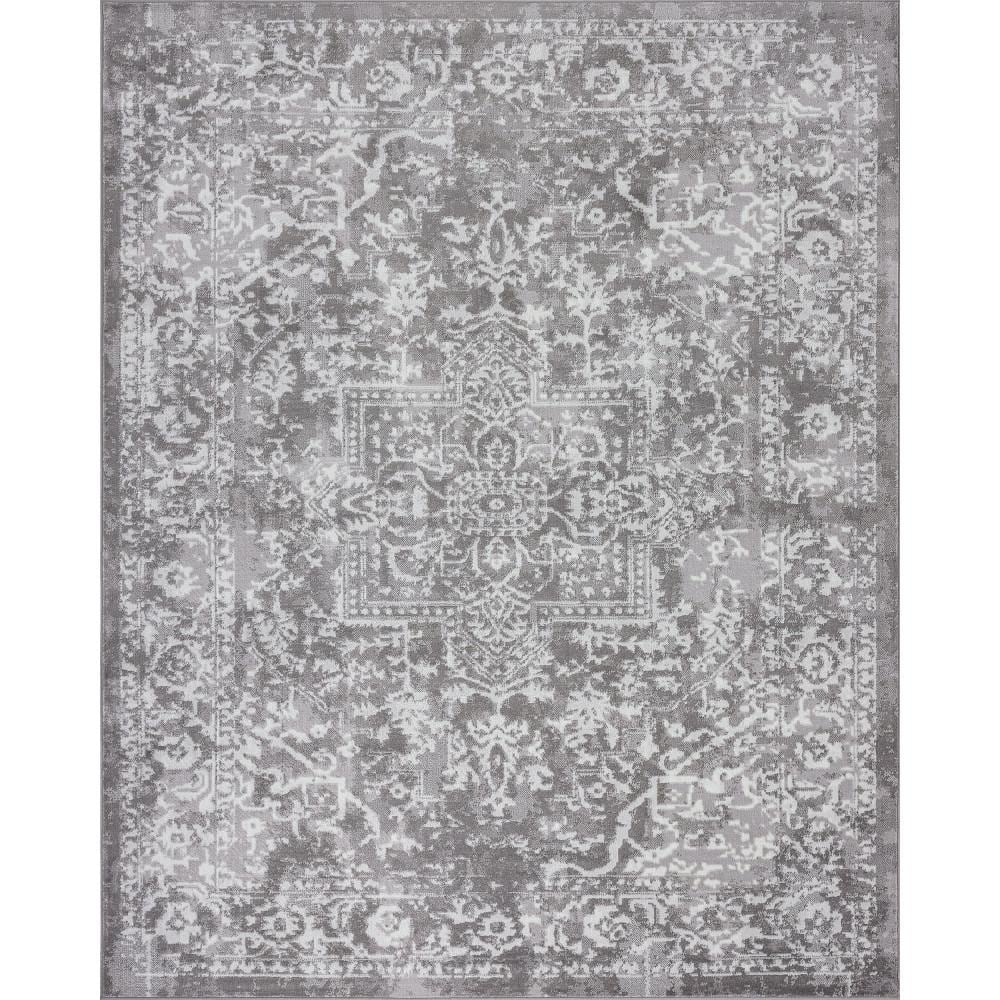 Tayse Rugs Nexus Oriental Gray 8 Ft. X 10 Ft. Indoor Area Rug Nex1700 