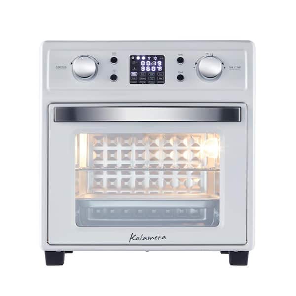 Kalamera 16 qt. White Stainless-Steel Air Fryer Toaster Oven 12 in 1  Function KAF-D18DL - The Home Depot
