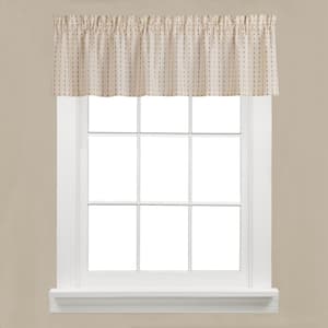Hopscotch 13 in. L Polyester Valance in Neutral