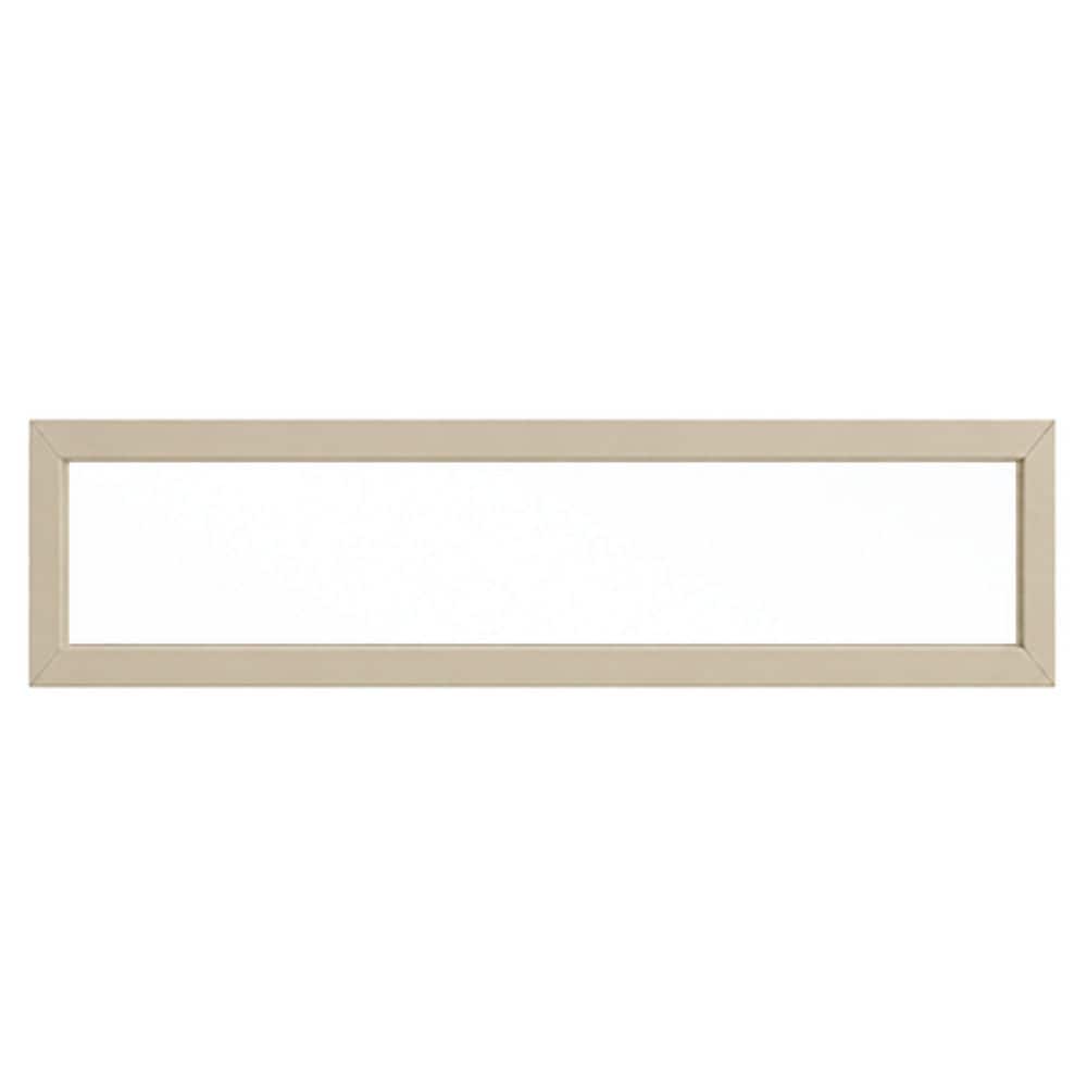 48 in. x 12 in. Low-E Clear Glass Fixed Replacement Tan Vinyl Window price history on PriceWatchPro