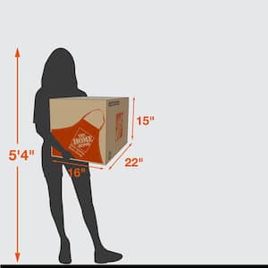 Medium Moving Box (22 in. L x 16 in. W x 15 in. D)