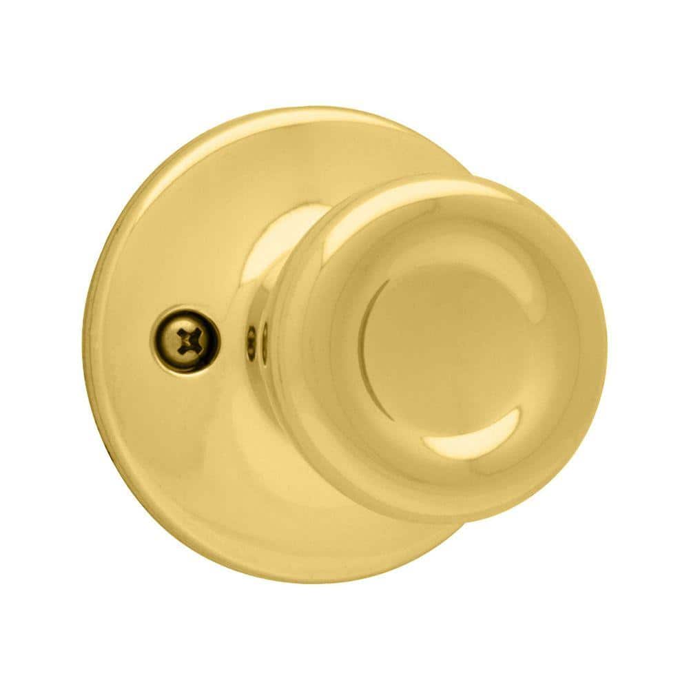 UPC 042049459869 product image for Tylo Polished Brass Dummy Door Knob Featuring Microban Antimicrobial Technology | upcitemdb.com