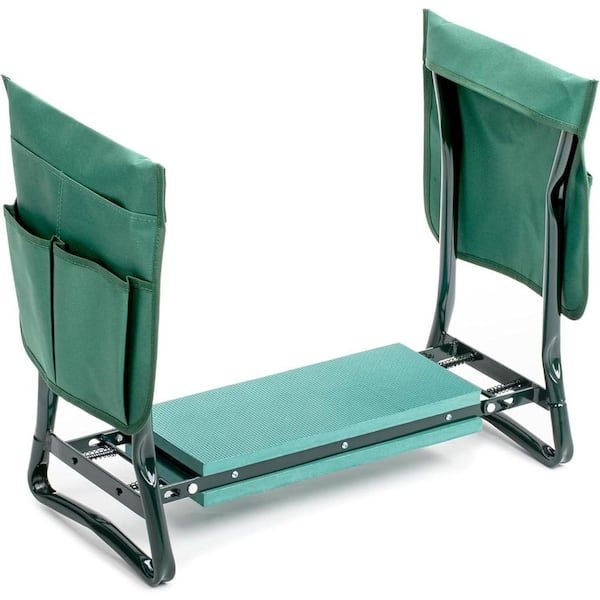 AFAIF Widen Upgrade Garden Kneeler and Seat, with Sturdy Soft EVA Foam Pad, Gardening, Fishing, 2-Tool Pouches Included