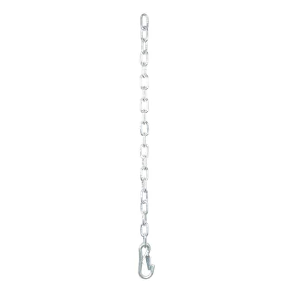 CURT 27" Safety Chain with 1 Snap Hook (5,000 lbs., Clear Zinc)