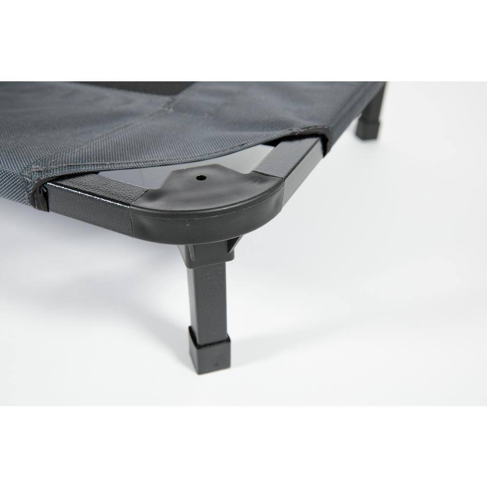 Small Gray Elevated Waterproof Outdoor Pet Bed