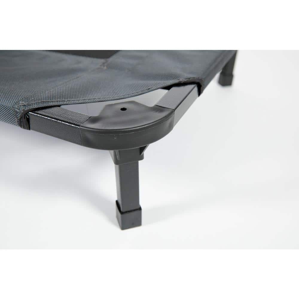Medium Gray Waterproof Elevated Outdoor Pet Bed