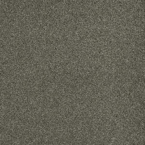 Home Decorators Collection Chastain II - Jettridge - Gray 60 oz. SD Polyester Texture Installed Carpet