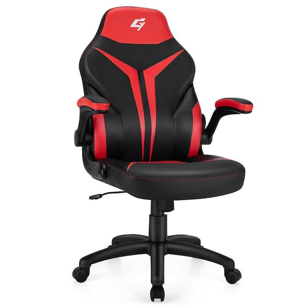 Office Chair Comfort Executive Rotary Red Game Chair PC Chair Computer Chair Armchair Adjustable Height 