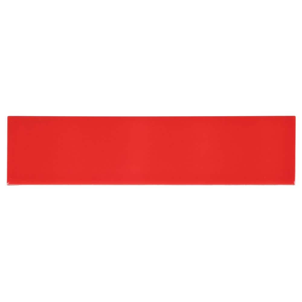 Restore 4 in. x 16 in. Glazed Ceramic Red Subway Tile (13.2 sq. ft./case)