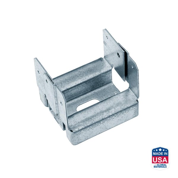 Simpson Strong-Tie ABA ZMAX Galvanized Adjustable Standoff Post Base for 4x4 Nominal Lumber