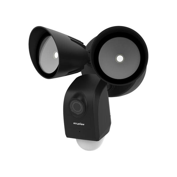 LaView 1080P HD Floodlight Security Camera, Motion-Activated with PIR Thermal Sensor, Two-Way Talk, 100db Siren Alarm