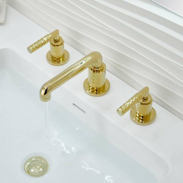 AIMADI 8 in. Widespread Double Handle Bathroom Faucet with