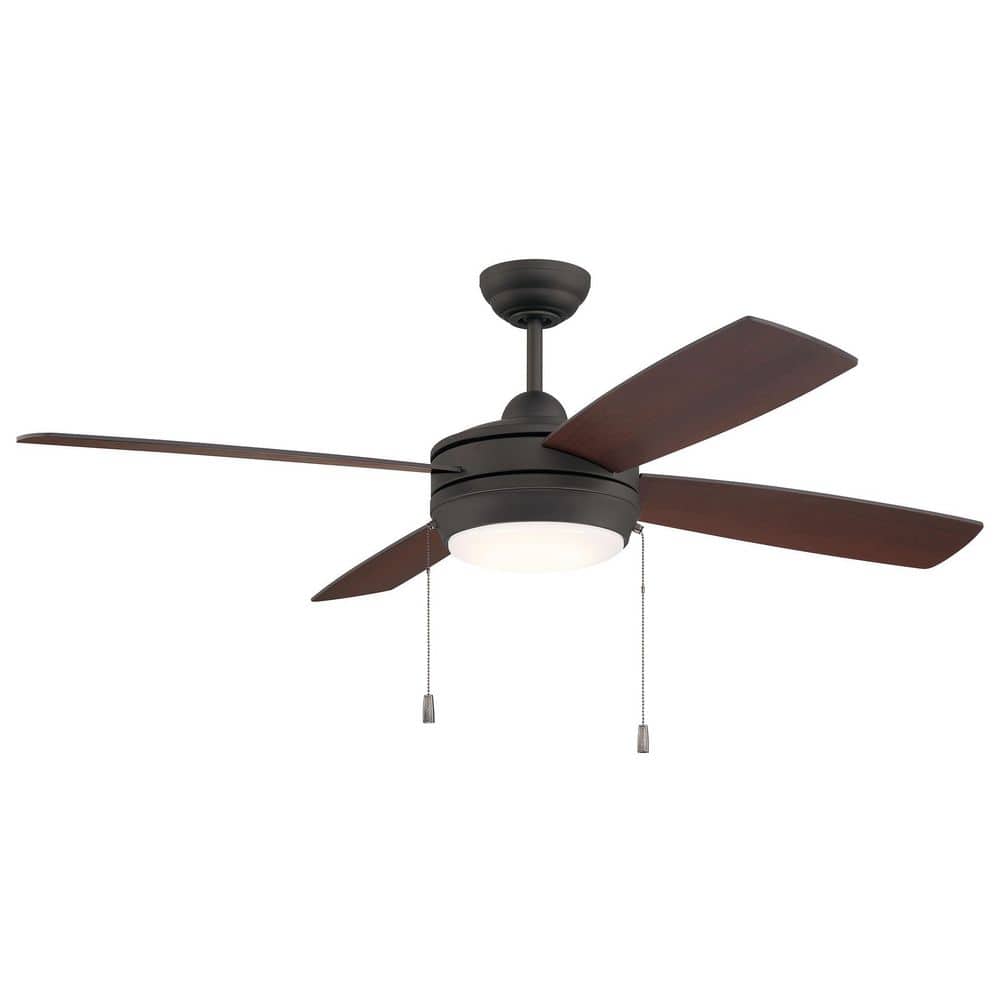 Espresso Finish 52" Ceiling Fan with LED Light Kit