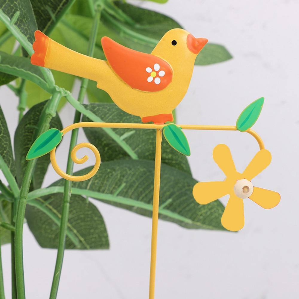 Mr. Garden 10 in. Metal Decorative Garden Stake Bird Set for Gardens