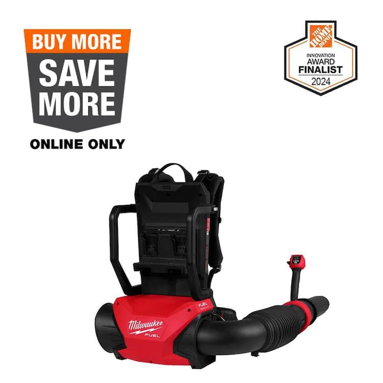 Milwaukee M18 FUEL 155 MPH 650 CFM 18-Volt Lithium-Ion Brushless Cordless Dual Battery Backpack Blower (Tool Only)