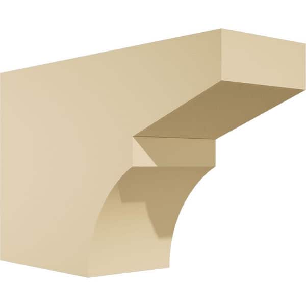 Ekena Millwork Standard Monterey 5 in. W x 10 in. H x 16 in. D Signature Urethane Rafter Tail Outlooker