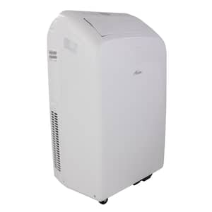 Hunter 10,000 BTU 6,500 BTU (DOE) Portable Air Conditioner in White ...