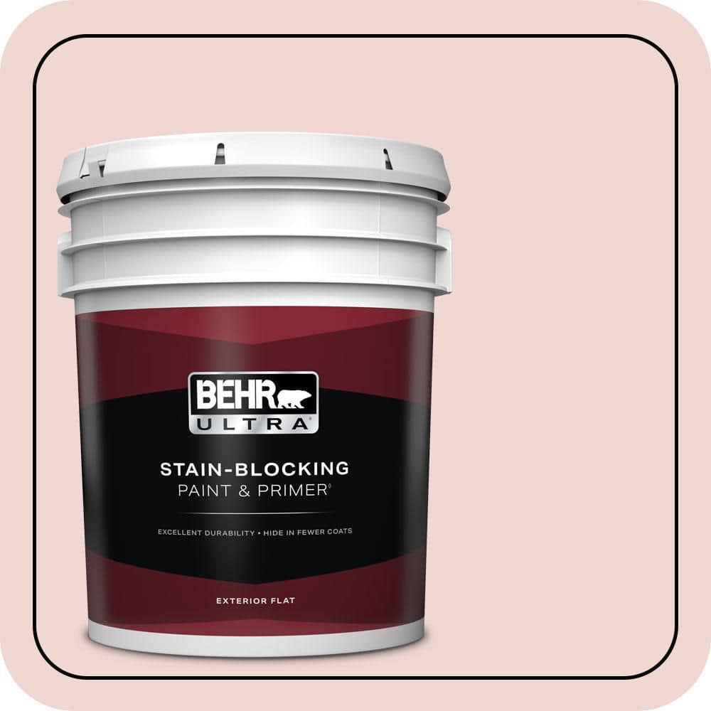 5 gal. #150E-1 Delicate Blush Flat Exterior Paint & Primer price history on PriceWatchPro