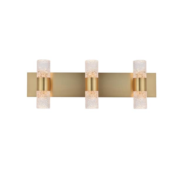 Unbranded Home Living 24 in. 6-Light Gold Vanity Light