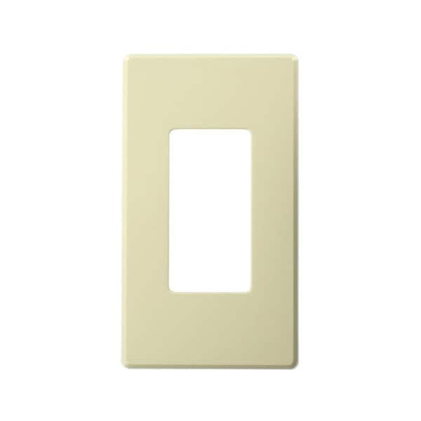 Renoir 1-Gang Ivory Despard Plastic Standard Wall Plate (1-Pack) AWP0F-10I